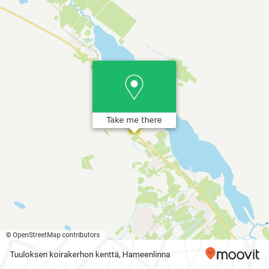 Tuuloksen koirakerhon kenttä map