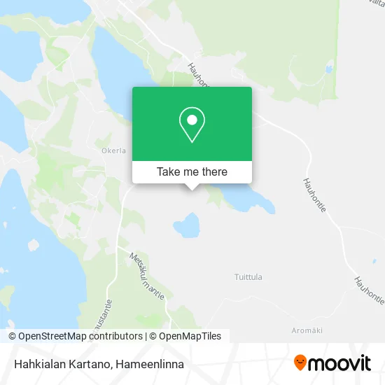 Hahkialan Kartano map