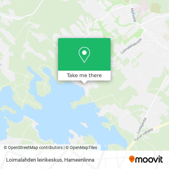 Loimalahden leirikeskus map