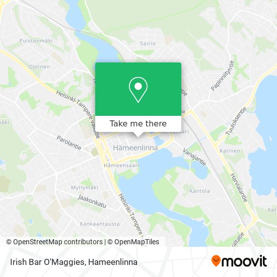 Irish Bar O'Maggies map