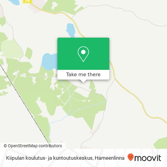 Kiipulan koulutus- ja kuntoutuskeskus map