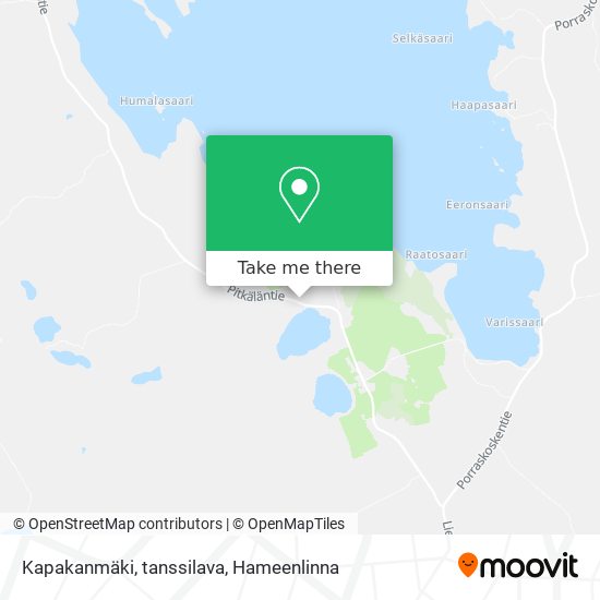 Kapakanmäki, tanssilava map