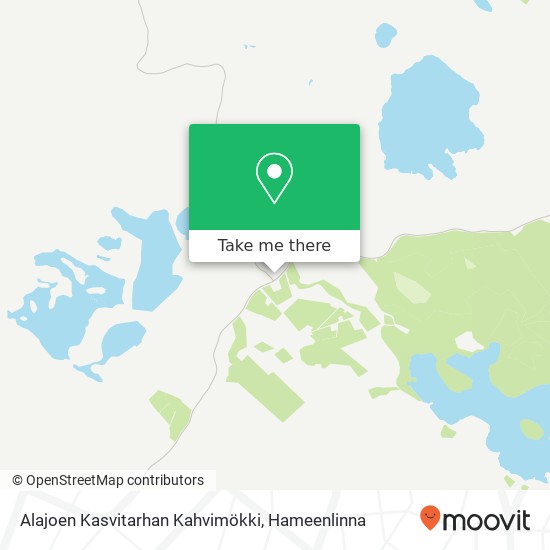 Alajoen Kasvitarhan Kahvimökki map