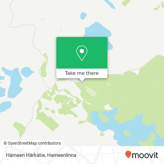 Hämeen Härkätie map