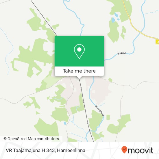 VR Taajamajuna H 343 map