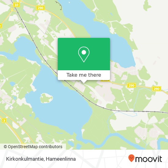 Kirkonkulmantie map