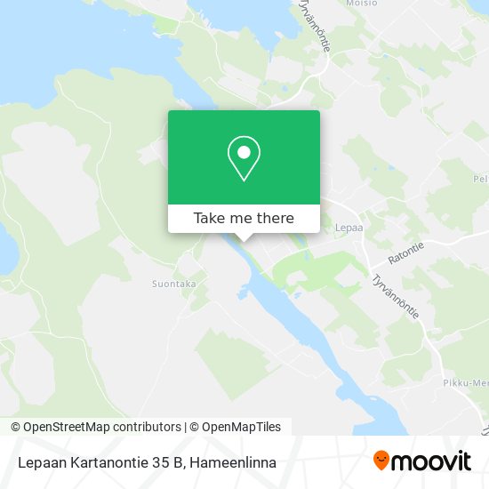 Lepaan Kartanontie 35 B map