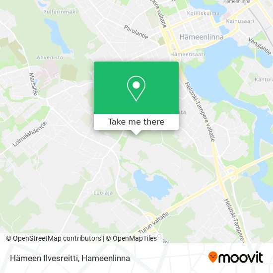 Hämeen Ilvesreitti map