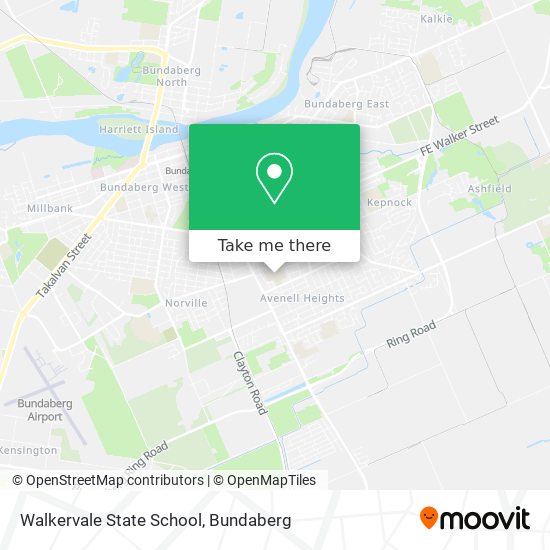 Mapa Walkervale State School