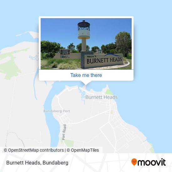 Burnett Heads map