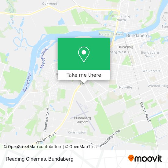 Reading Cinemas map