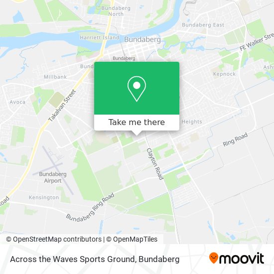 Across the Waves Sports Ground map