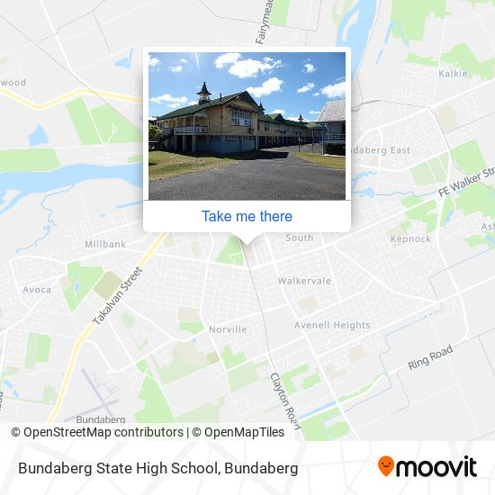 Mapa Bundaberg State High School