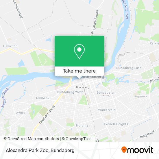 Alexandra Park Zoo map