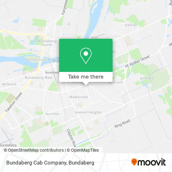 Bundaberg Cab Company map