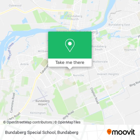Bundaberg Special School map