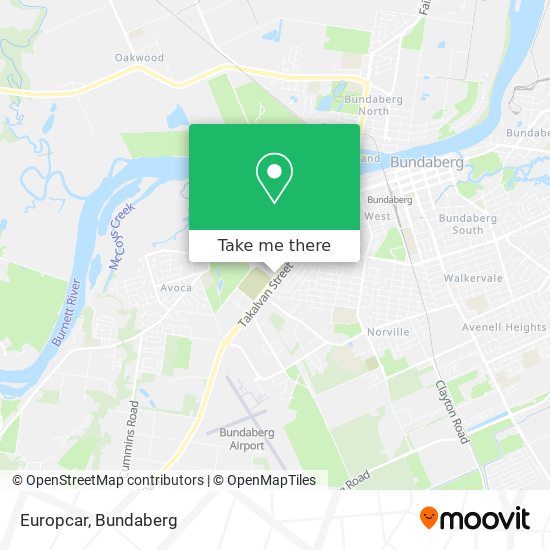 Europcar map