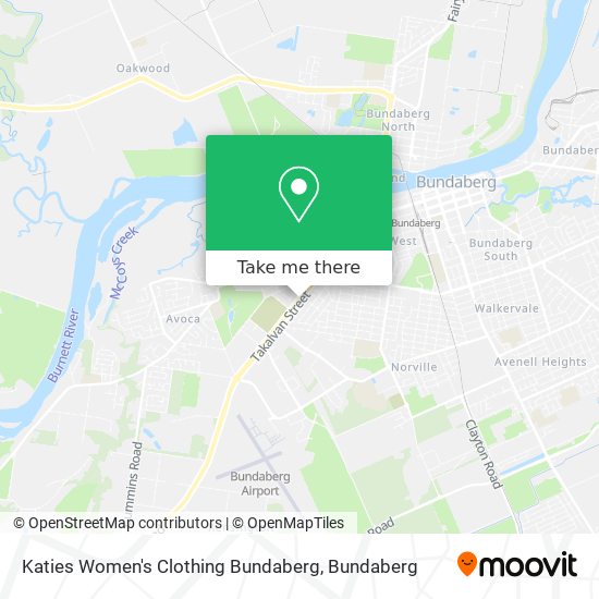 Katies Women's Clothing Bundaberg map