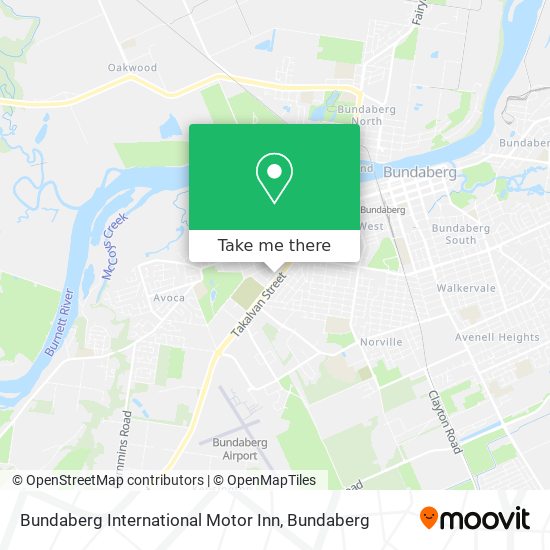 Bundaberg International Motor Inn map