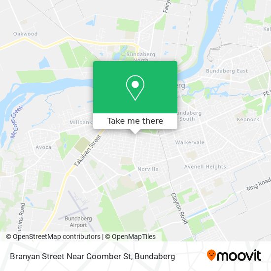 Mapa Branyan Street Near Coomber St