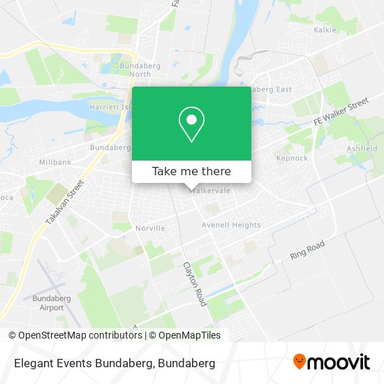 Elegant Events Bundaberg map