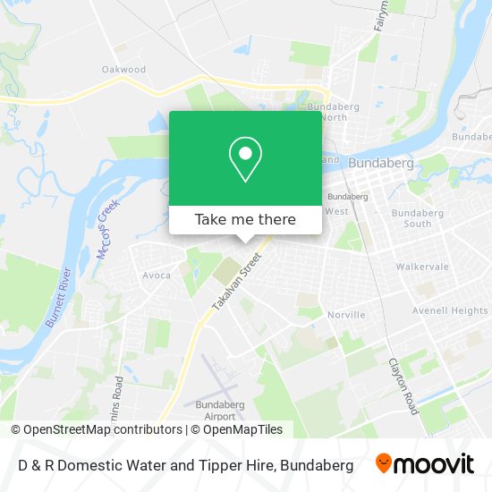 D & R Domestic Water and Tipper Hire map