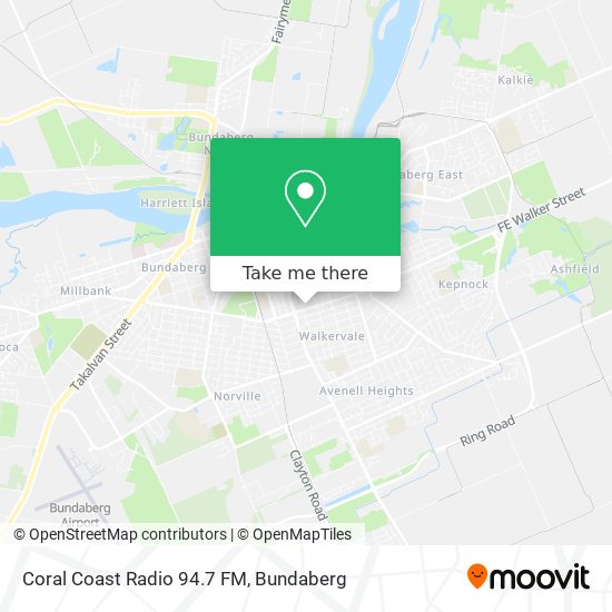 Coral Coast Radio 94.7 FM map