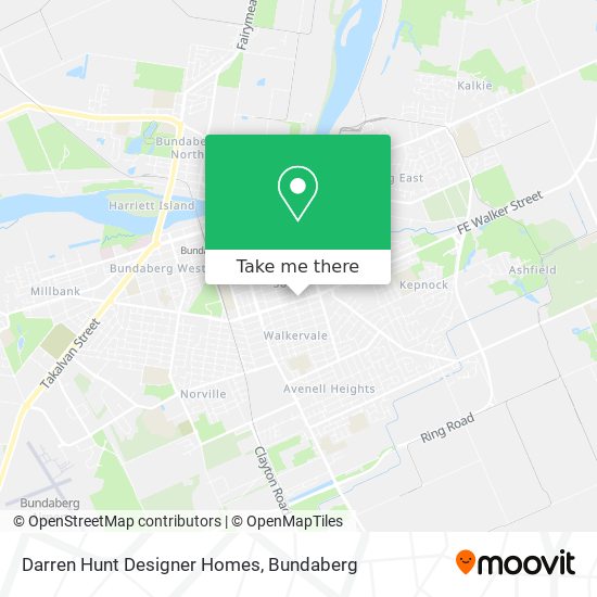 Darren Hunt Designer Homes map