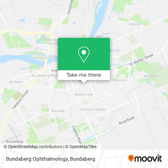 Bundaberg Ophthalmology map