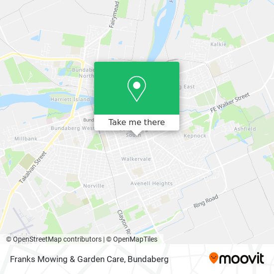 Franks Mowing & Garden Care map