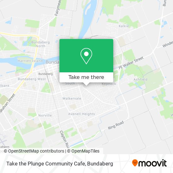 Mapa Take the Plunge Community Cafe