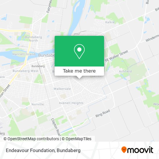 Endeavour Foundation map