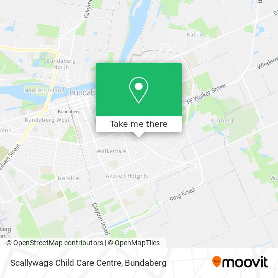 Mapa Scallywags Child Care Centre