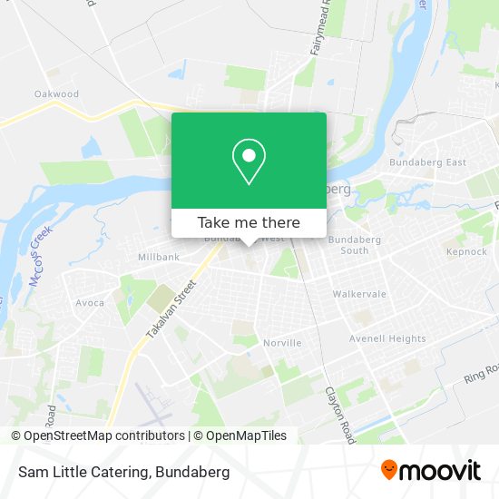 Sam Little Catering map