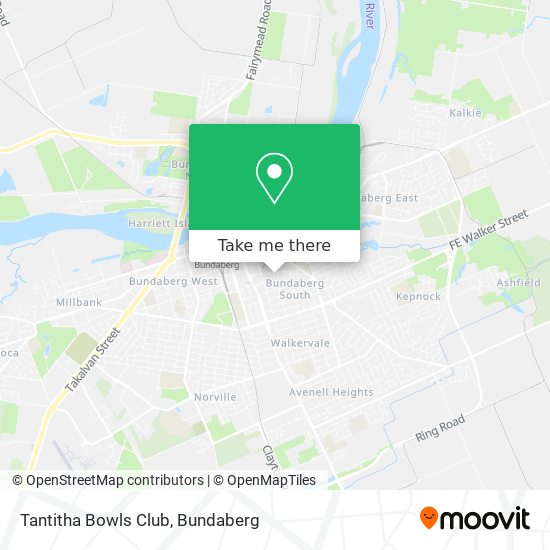 Tantitha Bowls Club map