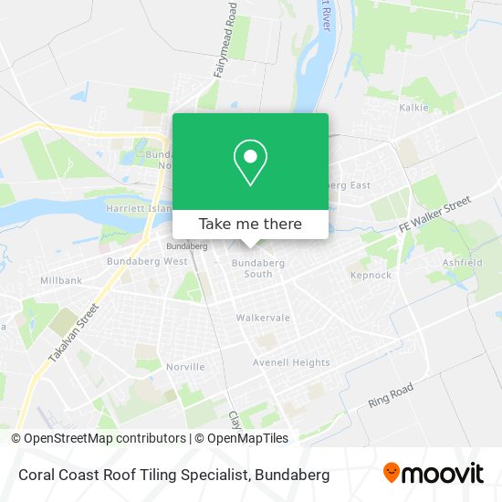 Coral Coast Roof Tiling Specialist map