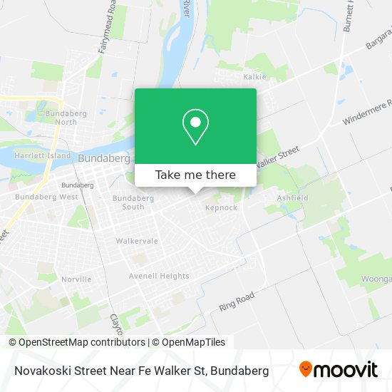 Novakoski Street Near Fe Walker St map