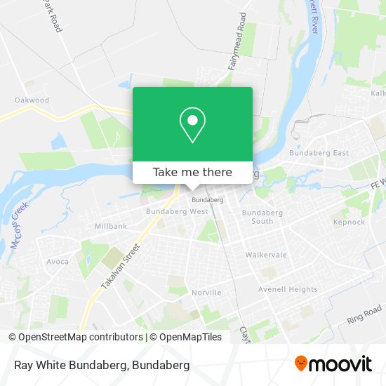 Ray White Bundaberg map