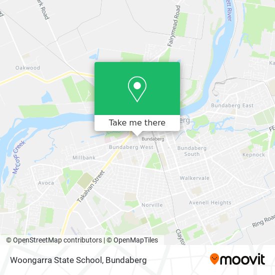 Woongarra State School map