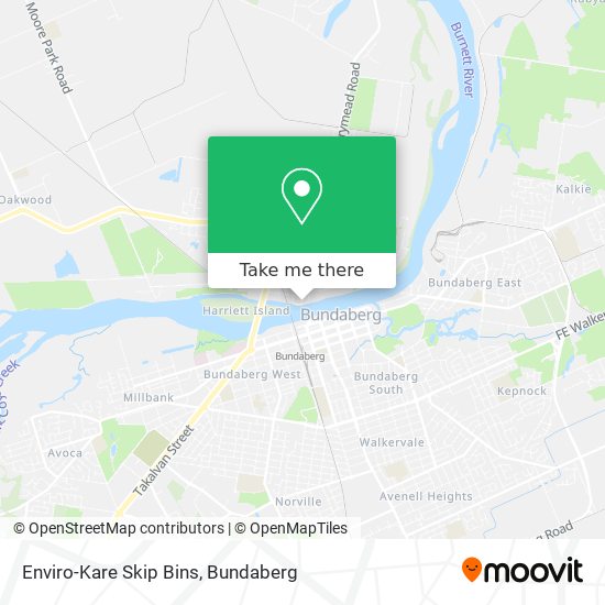 Enviro-Kare Skip Bins map