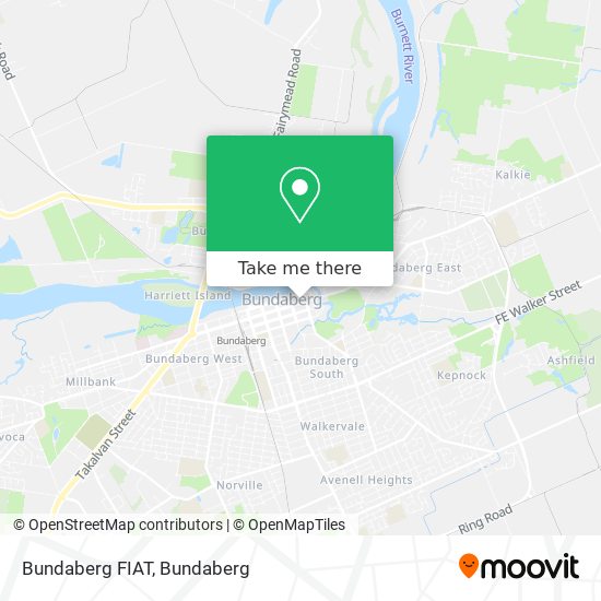 Mapa Bundaberg FIAT