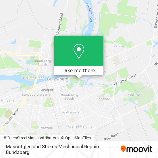 Mascotglen and Stokes Mechanical Repairs map
