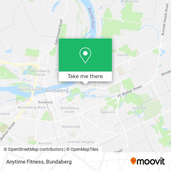 Anytime Fitness map