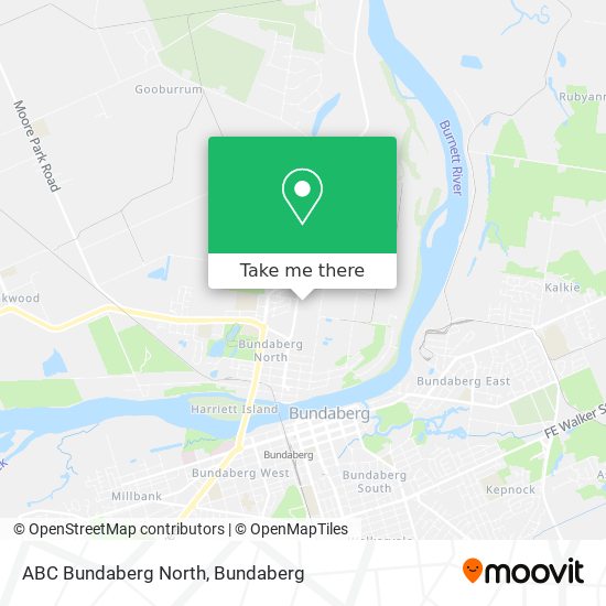 ABC Bundaberg North map