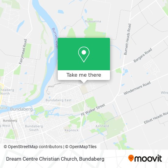 Dream Centre Christian Church map