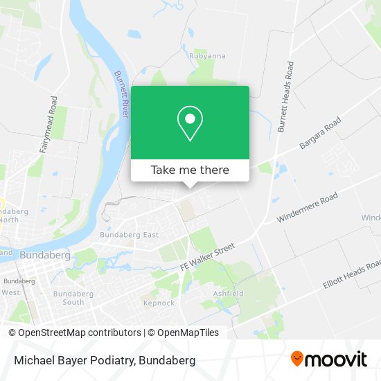 Michael Bayer Podiatry map