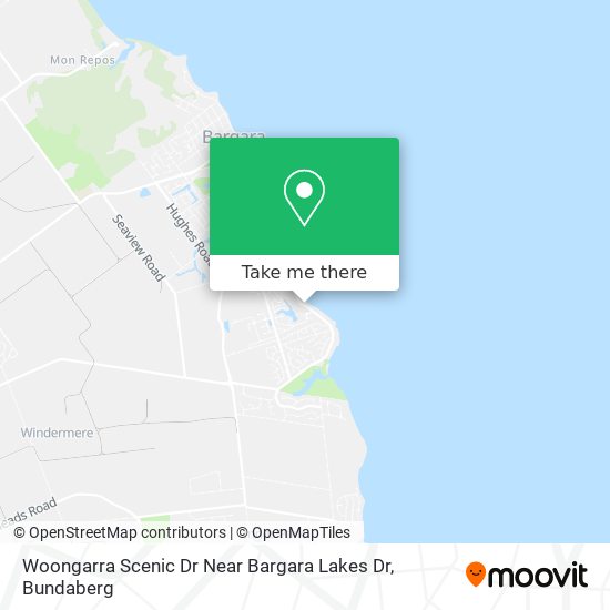 Mapa Woongarra Scenic Dr Near Bargara Lakes Dr