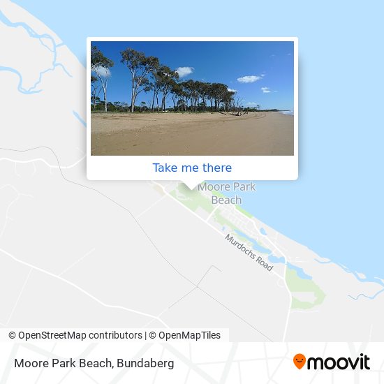 Moore Park Beach map