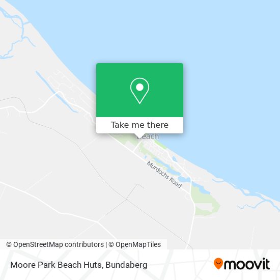 Moore Park Beach Huts map