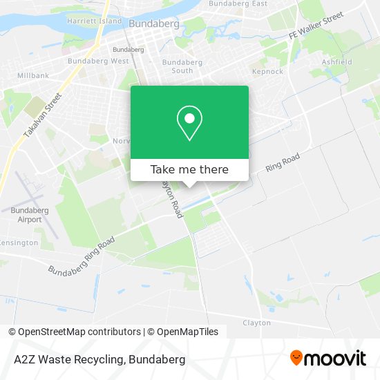 Mapa A2Z Waste Recycling